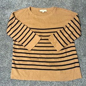 Loft Split Back Sweater